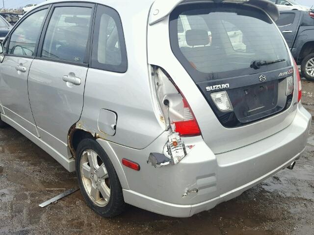 JS2RD41H635201356 - 2003 SUZUKI AERIO SX SILVER photo 9