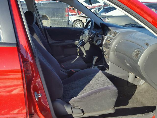 JM1BJ245X31112326 - 2003 MAZDA PROTEGE PR RED photo 5