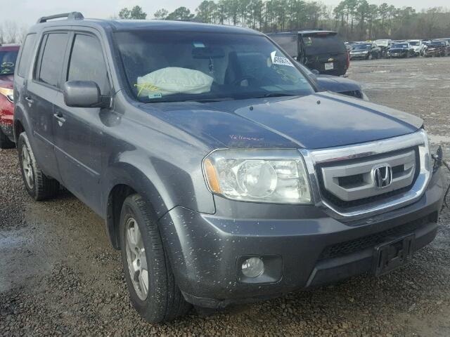 5FNYF3H53BB040273 - 2011 HONDA PILOT EXL GRAY photo 1