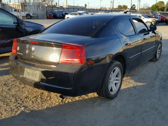 2B3KA43GX7H705188 - 2007 DODGE CHARGER SE BLACK photo 4