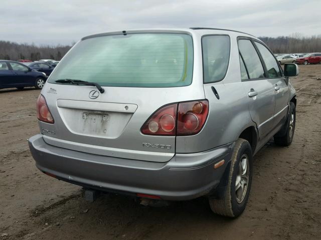 JT6HF10U5X0058004 - 1999 LEXUS RX 300 SILVER photo 4