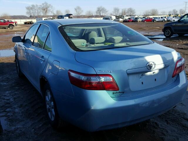 4T4BE46K99R095093 - 2009 TOYOTA CAMRY BASE BLUE photo 3