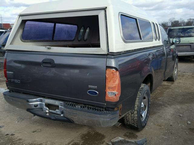 2FTRF17212CA86854 - 2002 FORD F150 GRAY photo 4