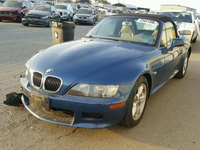 4USCH9344YLF85438 - 2000 BMW Z3 2.3 BLUE photo 2