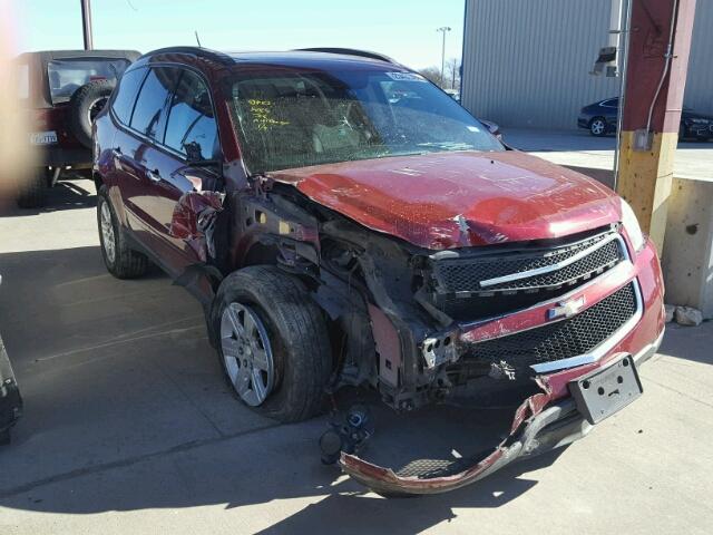 1GNKRGED3BJ118566 - 2011 CHEVROLET TRAVERSE L RED photo 1