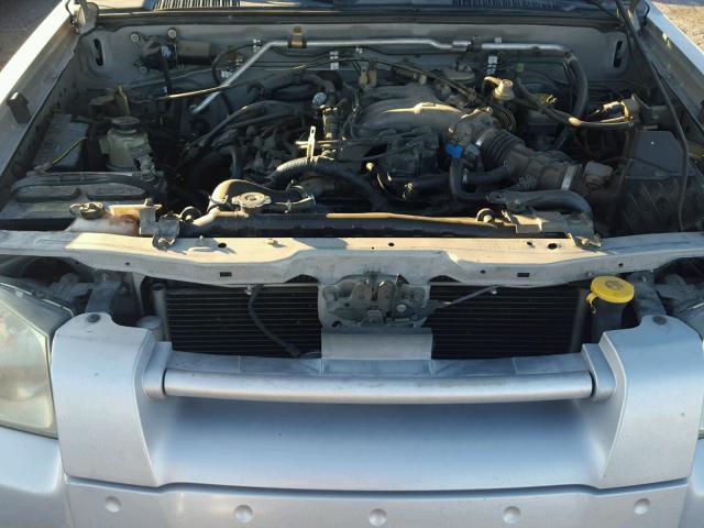 1N6ED29X73C458124 - 2003 NISSAN FRONTIER C GRAY photo 7