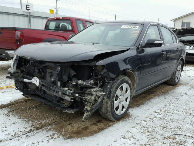 KNAGG4A82A5393653 - 2010 KIA OPTIMA LX BLACK photo 2