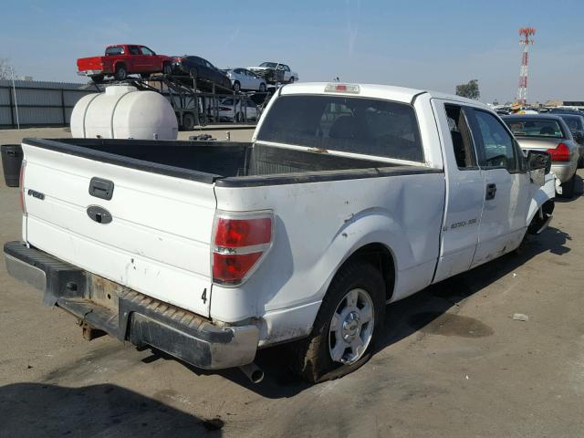 1FTRX12V39KB73630 - 2009 FORD F150 SUPER WHITE photo 4