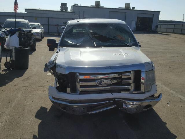 1FTRX12V39KB73630 - 2009 FORD F150 SUPER WHITE photo 9