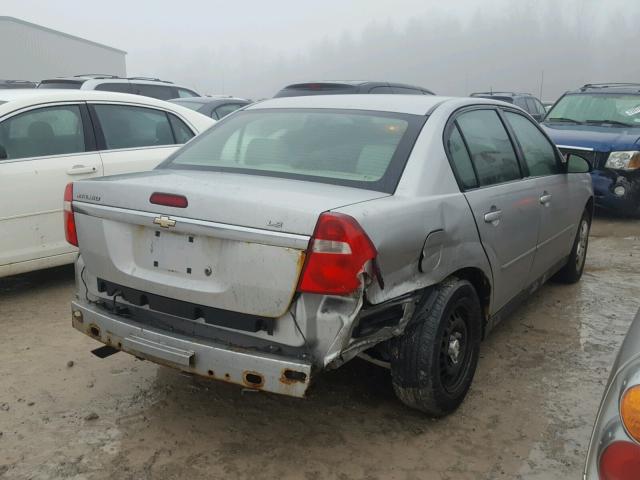 1G1ZS58F17F100289 - 2007 CHEVROLET MALIBU LS SILVER photo 4