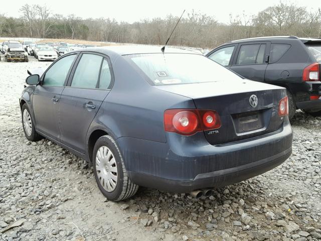 3VWJM71K38M118857 - 2008 VOLKSWAGEN JETTA S BLUE photo 3