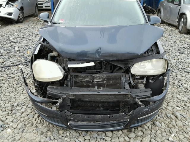 3VWJM71K38M118857 - 2008 VOLKSWAGEN JETTA S BLUE photo 9