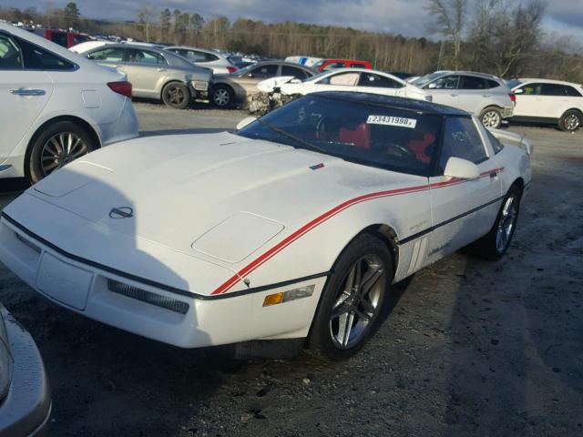 1G1YY2185J5100068 - 1988 CHEVROLET CORVETTE WHITE photo 2