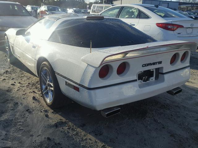 1G1YY2185J5100068 - 1988 CHEVROLET CORVETTE WHITE photo 3