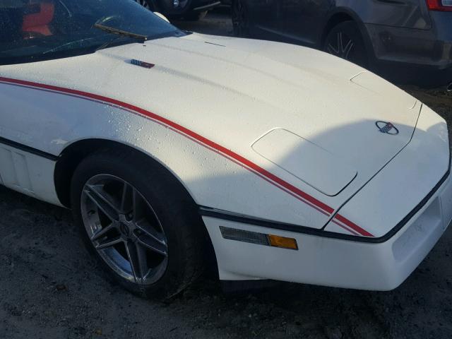 1G1YY2185J5100068 - 1988 CHEVROLET CORVETTE WHITE photo 9