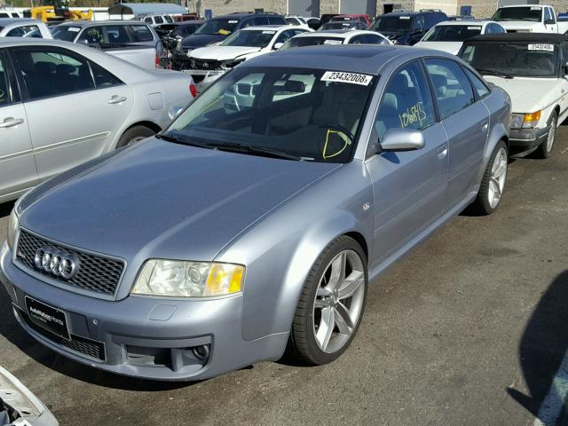 WUAPV64B43N904751 - 2003 AUDI RS6 GRAY photo 2