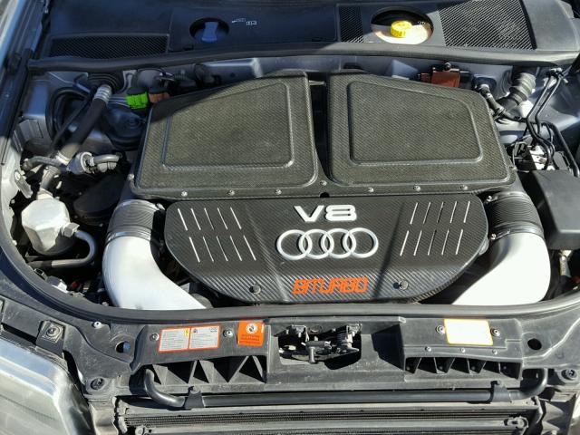 WUAPV64B43N904751 - 2003 AUDI RS6 GRAY photo 7