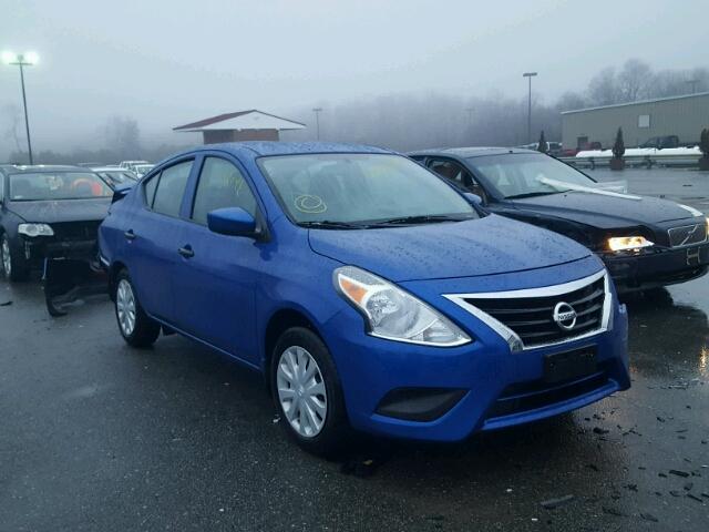 3N1CN7AP1HL854497 - 2017 NISSAN VERSA S BLUE photo 1