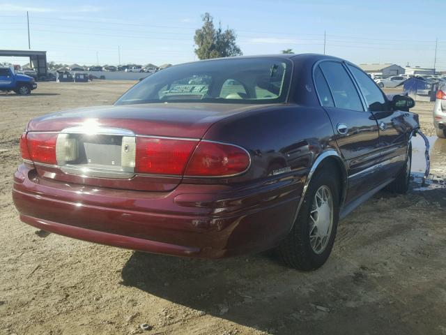 1G4HR54K41U204291 - 2001 BUICK LESABRE LI MAROON photo 4