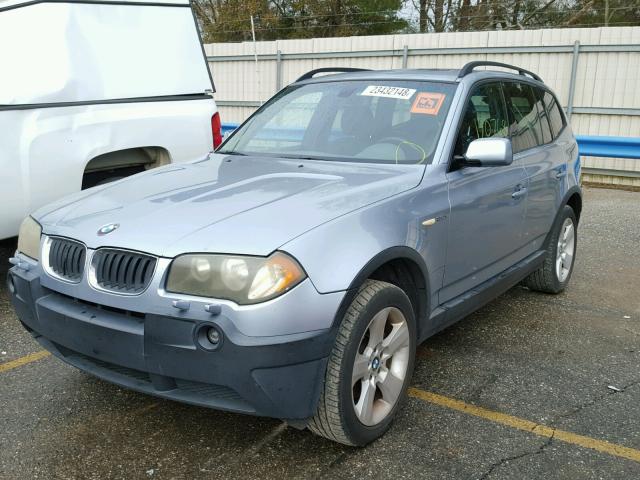 WBXPA93414WA63065 - 2004 BMW X3 3.0I BLUE photo 2