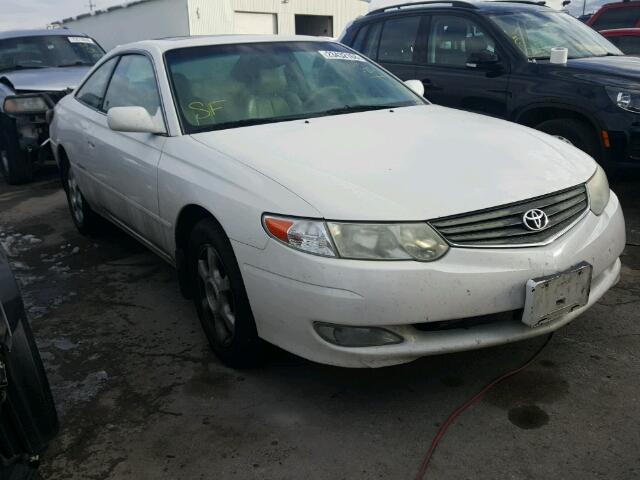 2T1CF22P32C597512 - 2002 TOYOTA CAMRY SOLA WHITE photo 1