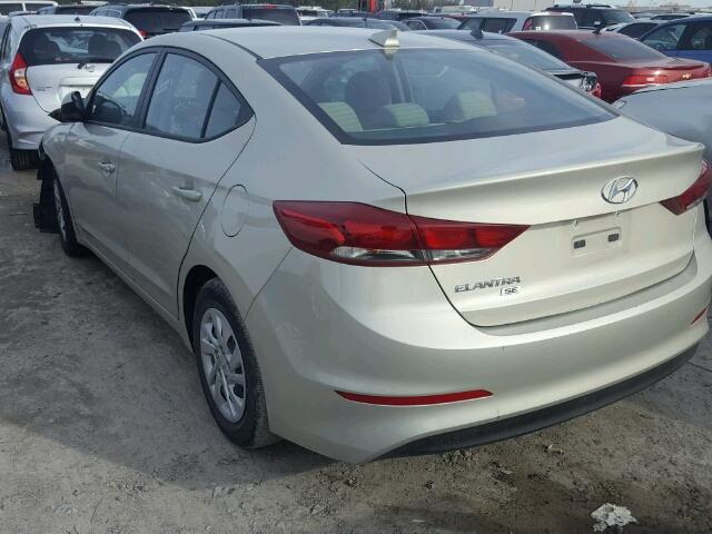 5NPD74LF3HH160084 - 2017 HYUNDAI ELANTRA SE WHITE photo 3