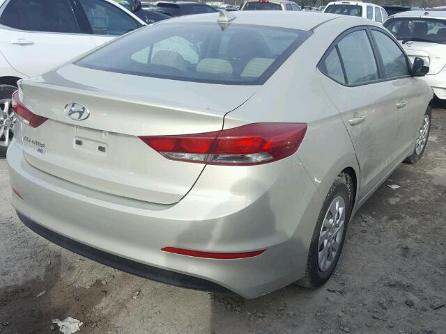 5NPD74LF3HH160084 - 2017 HYUNDAI ELANTRA SE WHITE photo 4