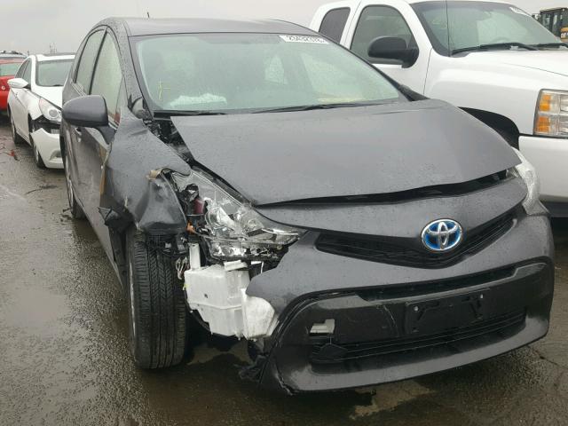 JTDZN3EU3GJ053446 - 2016 TOYOTA PRIUS V CHARCOAL photo 1