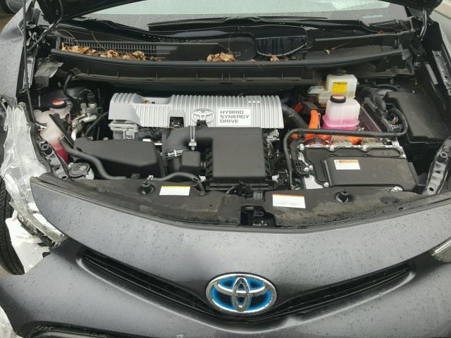 JTDZN3EU3GJ053446 - 2016 TOYOTA PRIUS V CHARCOAL photo 7