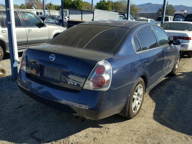 1N4AL11D56N426108 - 2006 NISSAN ALTIMA S BLUE photo 4