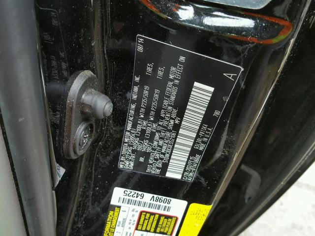 5TDXK3DC0ES521061 - 2014 TOYOTA SIENNA SPO BLACK photo 10