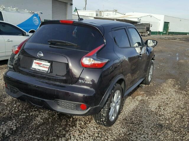 JN8AF5MV5GT660201 - 2016 NISSAN JUKE S BLACK photo 4