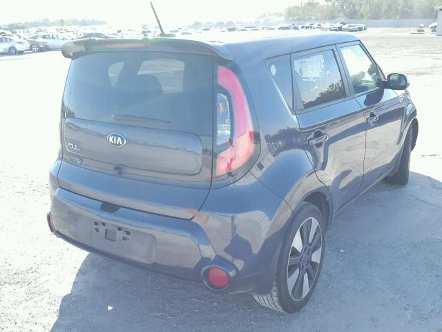 KNDJX3A57E7041476 - 2014 KIA SOUL ! BLUE photo 4