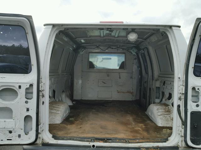 1FTNE24L06HA47479 - 2006 FORD ECONOLINE WHITE photo 6