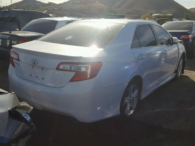 4T1BF1FK0DU681888 - 2013 TOYOTA CAMRY L WHITE photo 4