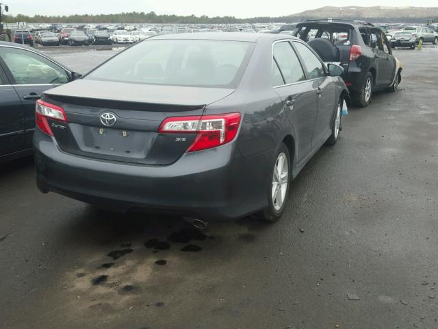 4T1BF1FK1CU193564 - 2012 TOYOTA CAMRY BASE GRAY photo 4