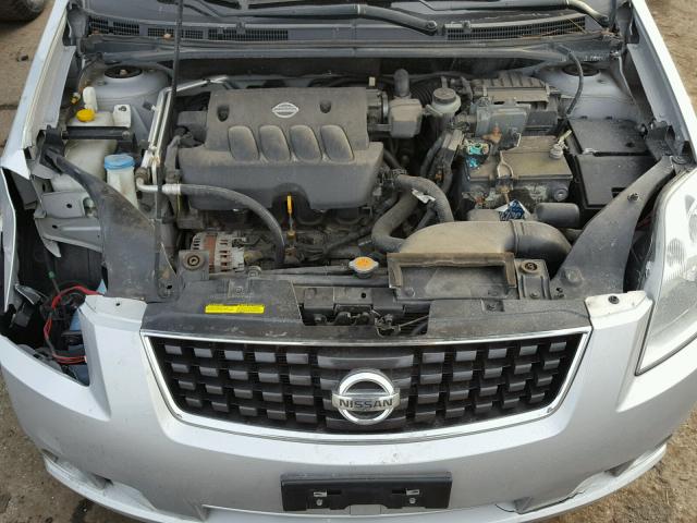 3N1AB61E68L761287 - 2008 NISSAN SENTRA 2.0 SILVER photo 7