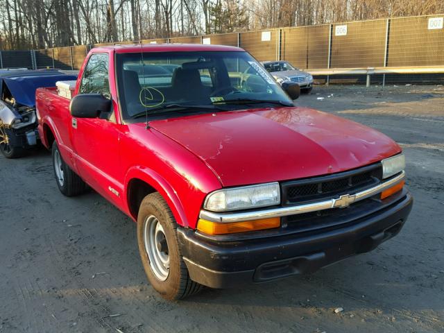 1GCCS14591K106388 - 2001 CHEVROLET S TRUCK S1 RED photo 1