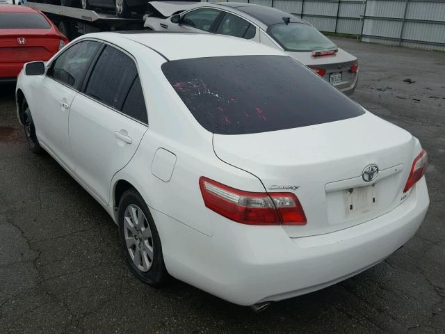 4T1BK46K29U586124 - 2009 TOYOTA CAMRY SE WHITE photo 3