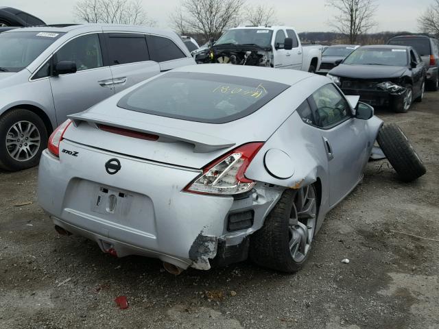 JN1AZ4EH5EM635718 - 2014 NISSAN 370Z BASE SILVER photo 4