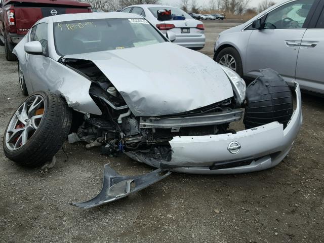 JN1AZ4EH5EM635718 - 2014 NISSAN 370Z BASE SILVER photo 9