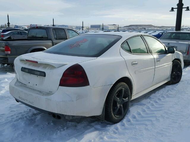 2G2WP522041233165 - 2004 PONTIAC GRAND PRIX WHITE photo 4