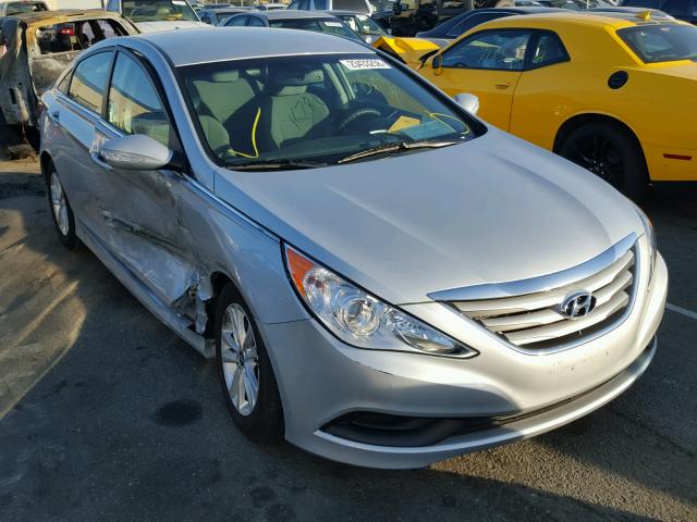 5NPEB4AC4EH884549 - 2014 HYUNDAI SONATA GLS SILVER photo 1