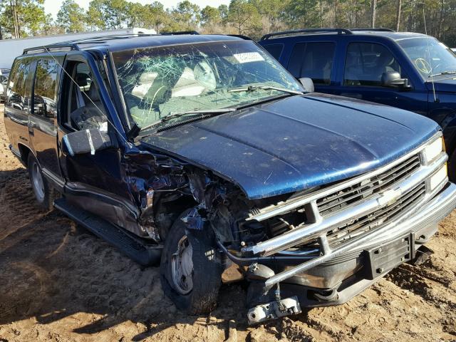 1GNEC13R6WJ317949 - 1998 CHEVROLET TAHOE C150 BLUE photo 1