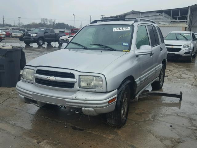 2CNBE634336915637 - 2003 CHEVROLET TRACKER LT SILVER photo 2