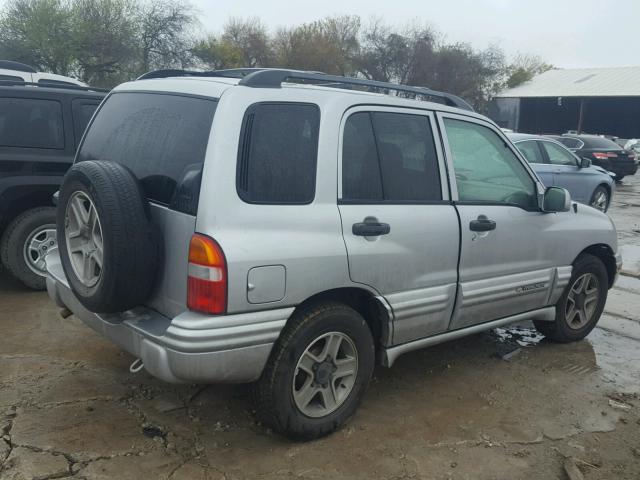 2CNBE634336915637 - 2003 CHEVROLET TRACKER LT SILVER photo 4