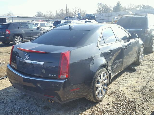 1G6DF577290120141 - 2009 CADILLAC CTS BLACK photo 4