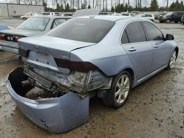 JH4CL96855C002062 - 2005 ACURA TSX BLUE photo 4