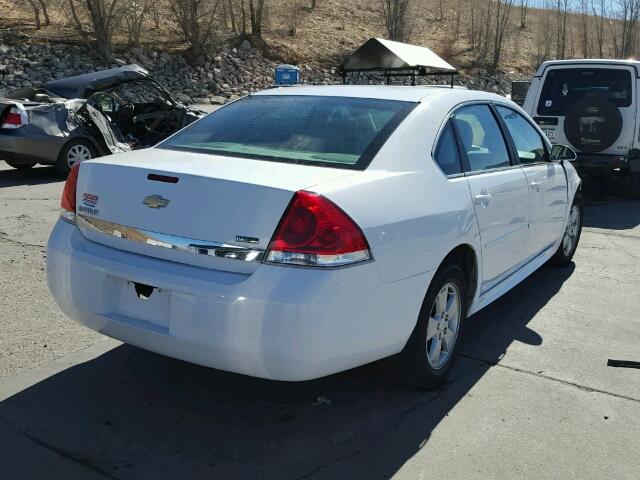 2G1WF5EKXB1142484 - 2011 CHEVROLET IMPALA WHITE photo 4