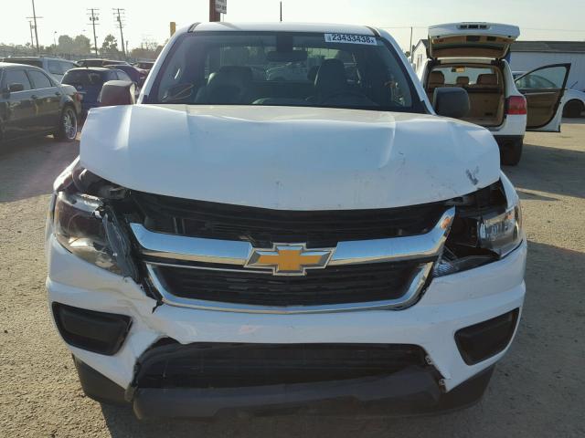 1GCHSBEA1G1238938 - 2016 CHEVROLET COLORADO WHITE photo 9